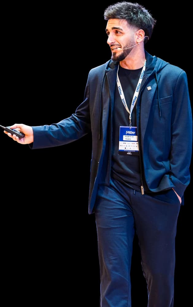 Federico Feres dando una charla